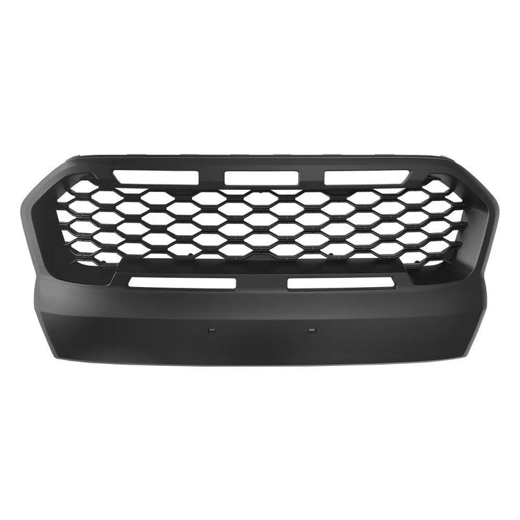 Matte Black Front Mesh Grill Suitable For Ford Ranger PX2 WT 2015-2018-0