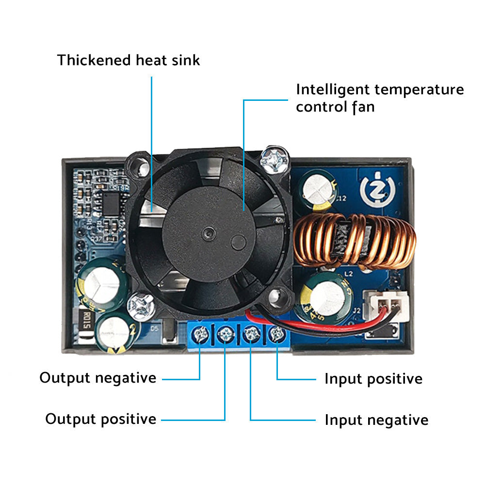 DC 36V 5A 80W Adjustable Regulated Power Supply Buck Boost Converter DC CNC AU-3