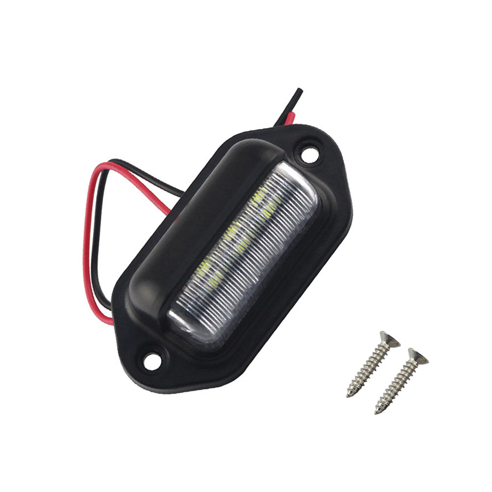 6-LED License Number Plate Light Suitable For Truck, SUV, Trailer & Lorry 12-24V-1