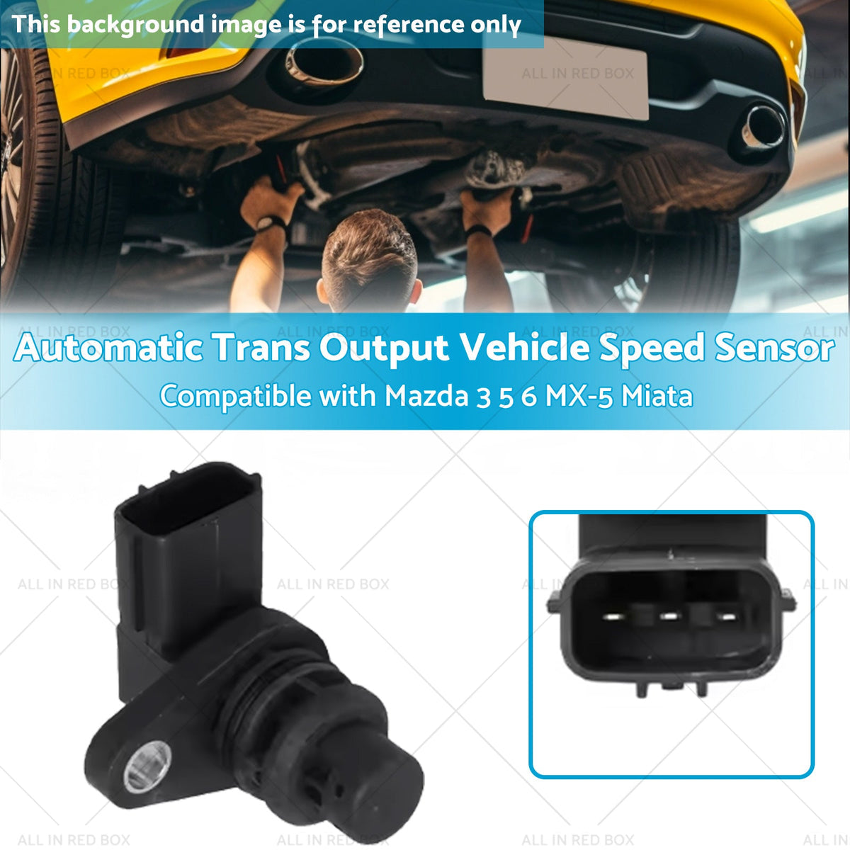 Automatic Trans Output Vehicle Speed Sensor Suitable for Mazda 3 5 6 MX-5 Miata-2