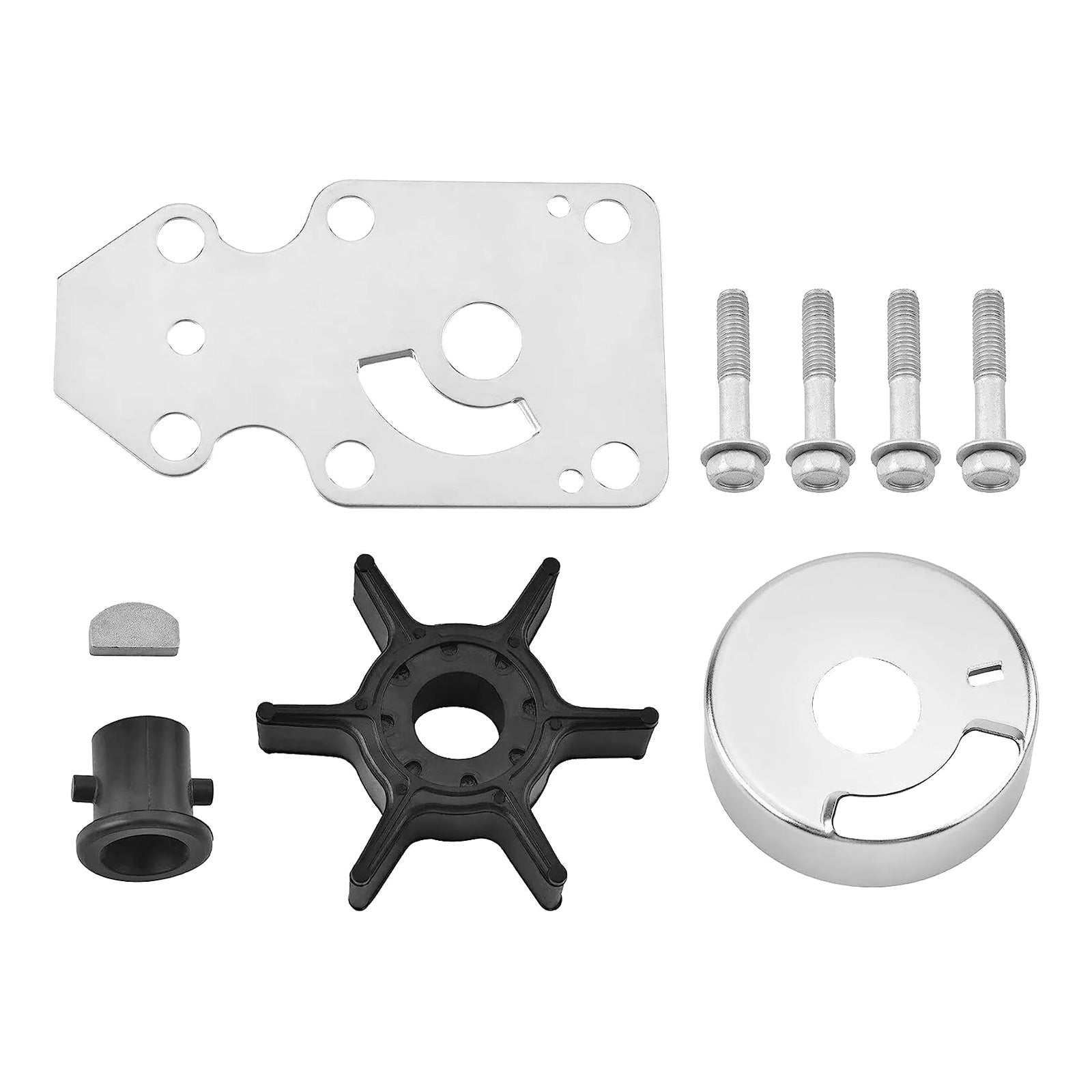 Water Pump Impeller Kit Suitable For Yamaha 9.9 15 HP 2 Strokeb 63V-W0078-01-0