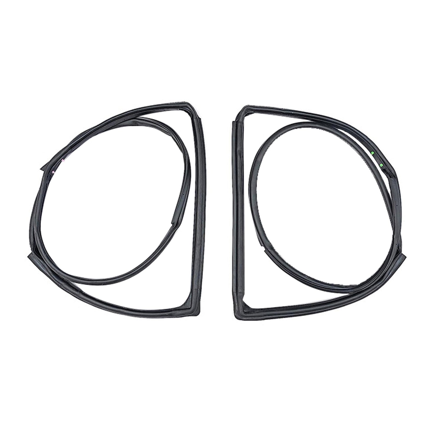 2x Front Door Weatherstrip Gasket Seals Suitable For Jeep Wrangler JK 2007-2018-0