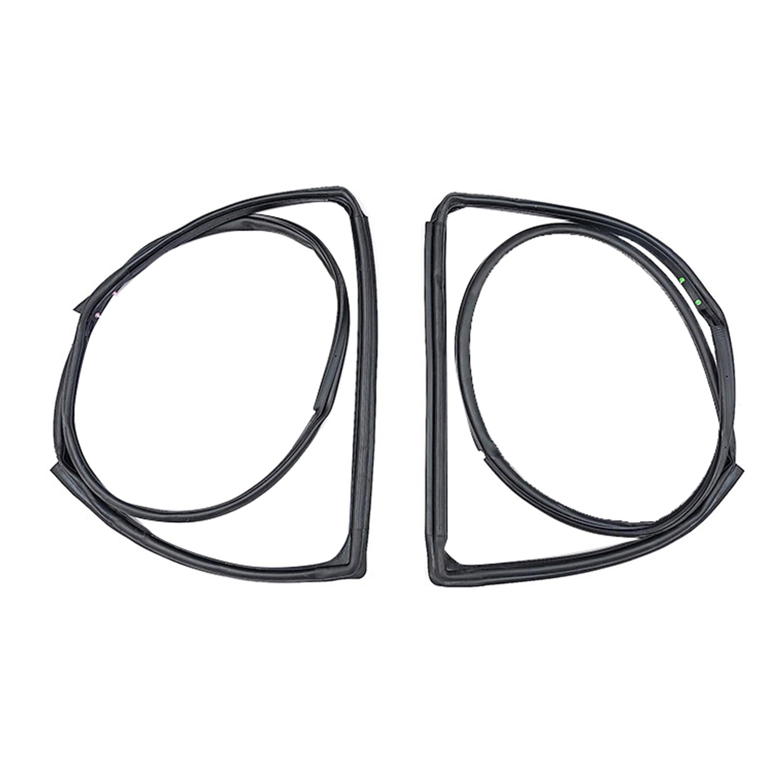 2x Front Door Weatherstrip Gasket Seals Suitable For Jeep Wrangler JK 2007-2018-0