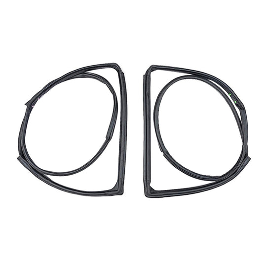 2x Front Door Weatherstrip Gasket Seals Suitable For Jeep Wrangler JK 2007-2018-0
