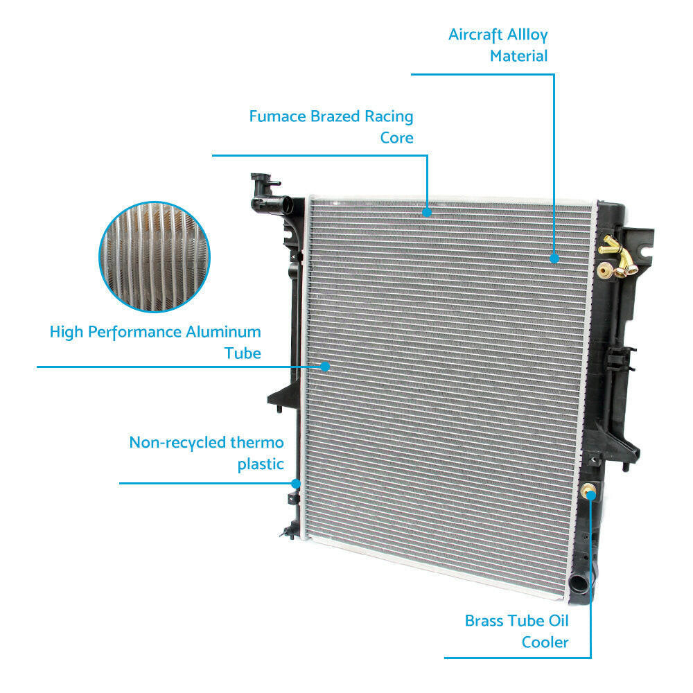 Radiator Suitable For Mitsubishi Triton ML MN / Express L400 2.4L 2.5L 3.2L 3.5L Turbo Diesel 2006-On-3