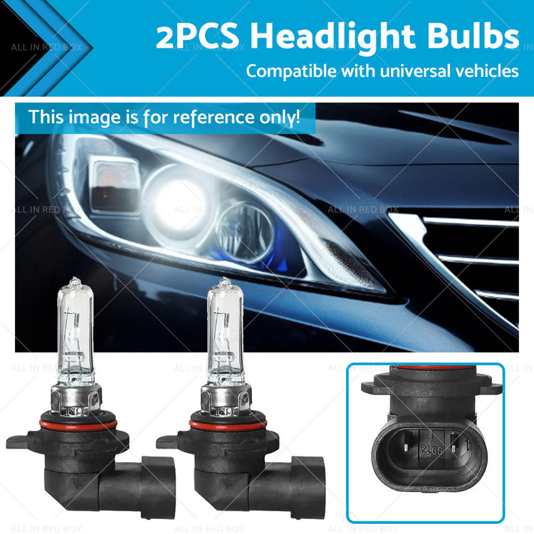 2PCS 9012 HIR2 PX22D Standard Headlight Bulb High Beam Kit Globes Headlamp-0