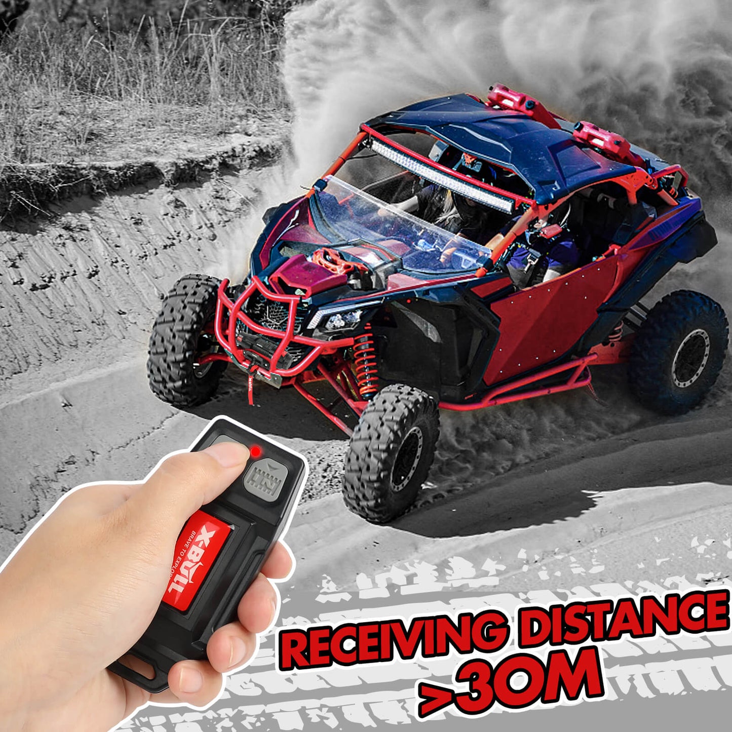 12V Winch Remote Twin Handset Set Suitable For Solenoid Operated Electric Winch-3