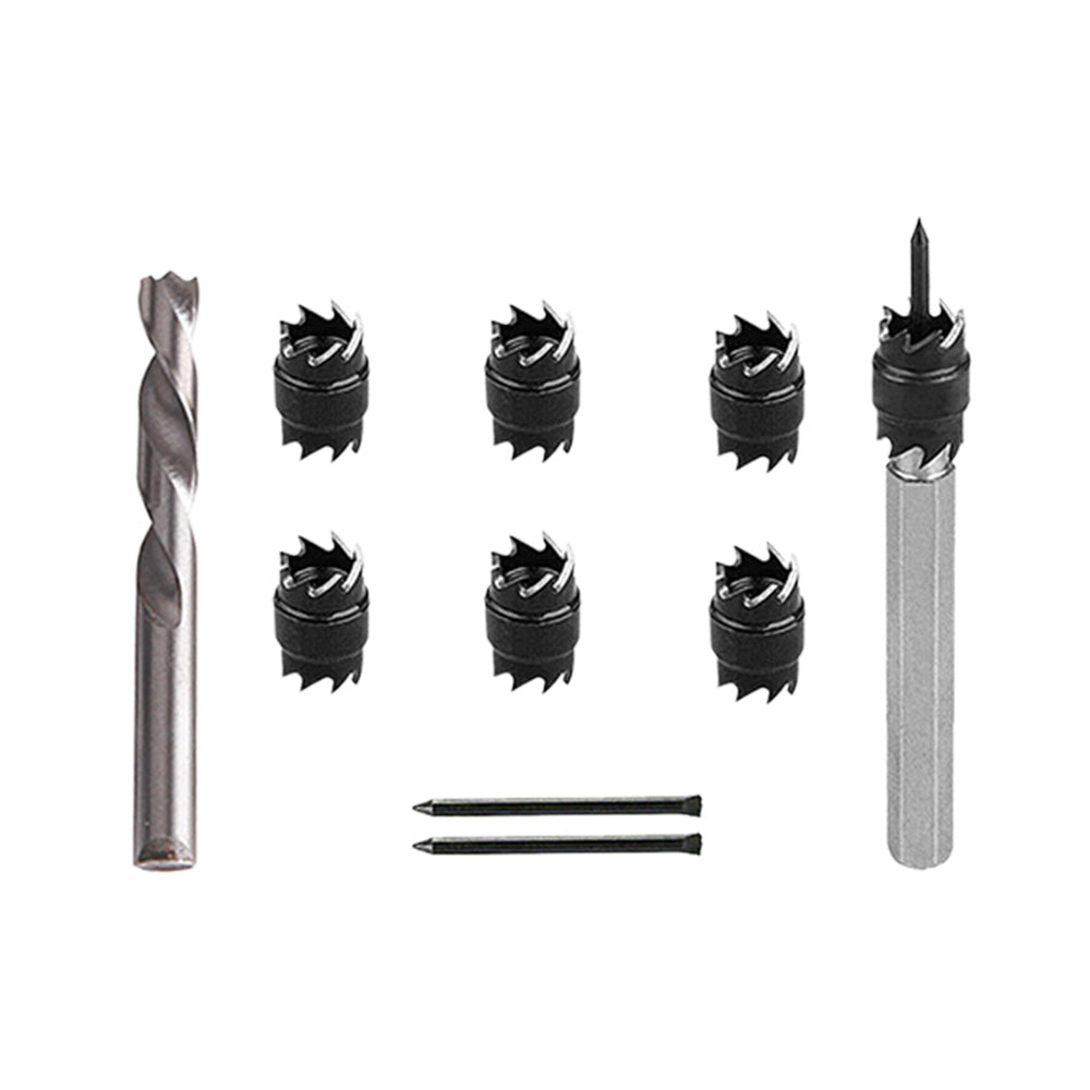 1 Set 3/8inch Spot Weld Double-Sided Cutter Remover Suitable For HSS Drill Bit & Welder Cut Tool-0