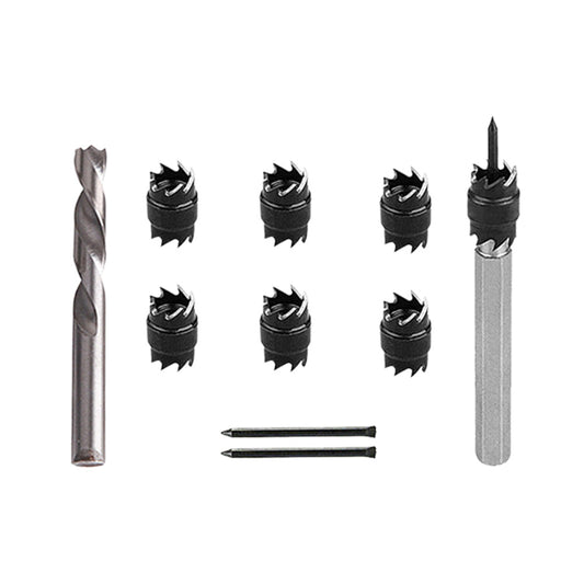 1 Set 3/8inch Spot Weld Double-Sided Cutter Remover Suitable For HSS Drill Bit & Welder Cut Tool-0