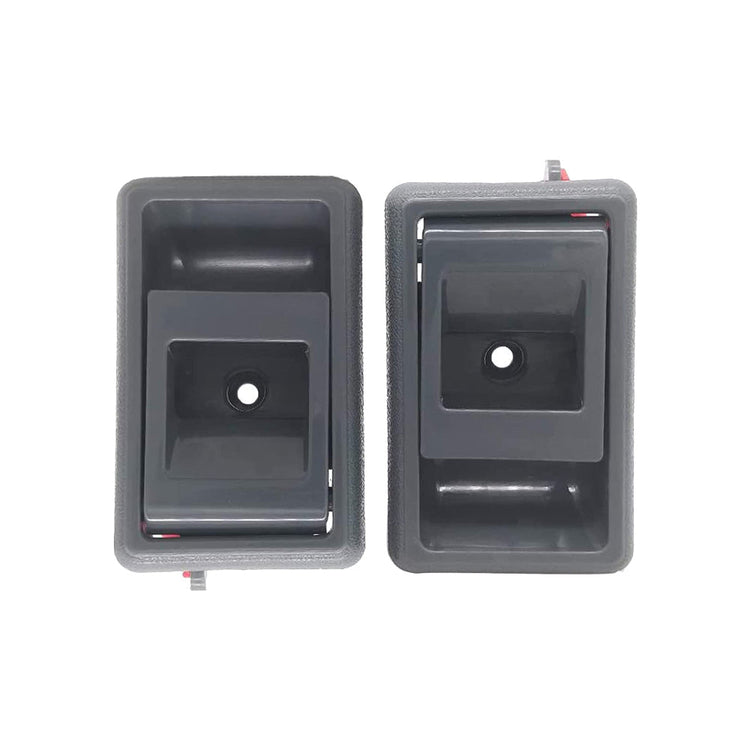 Pair Inner Door Handle Grey Suitable For Toyota Landcruiser 75 78 79 Series Front / Rear-0