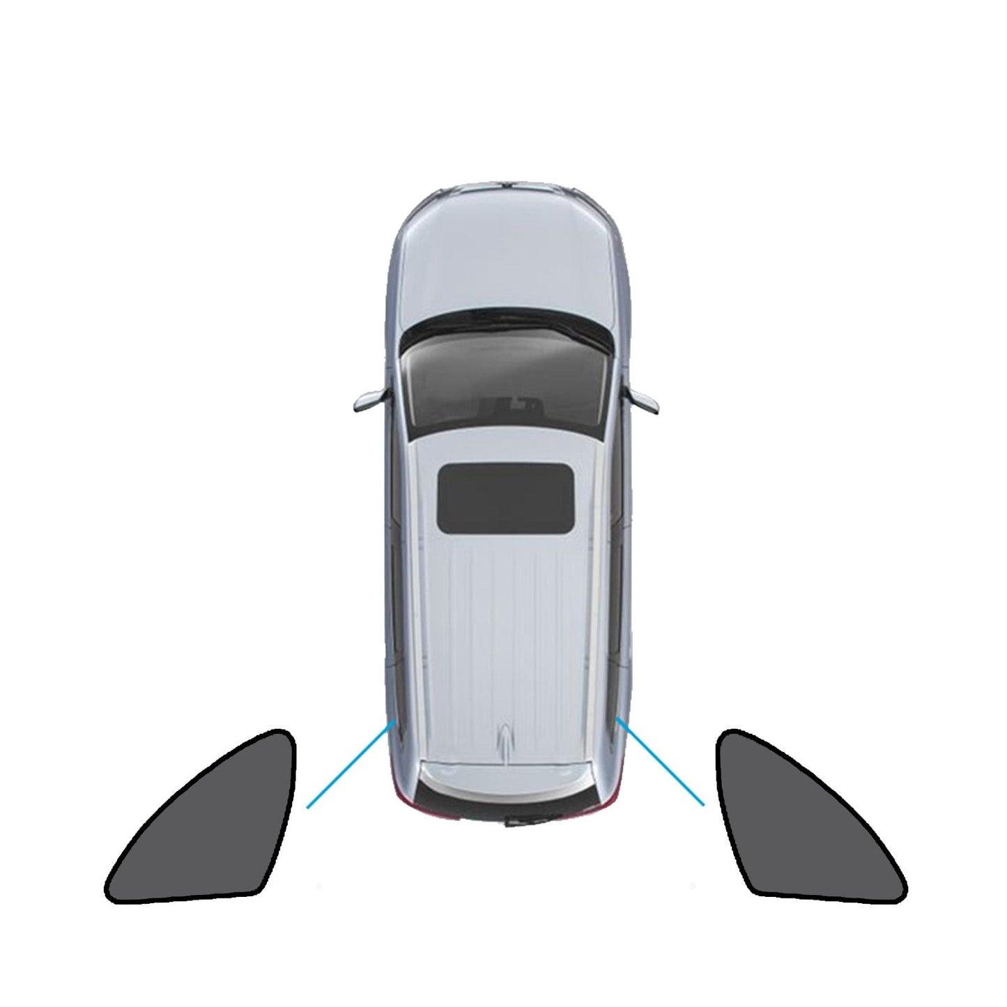 Magnetic Mesh Sun Blind Car Window Shade Suitable For Subaru Outback 2015-2020 Front & Rear-2