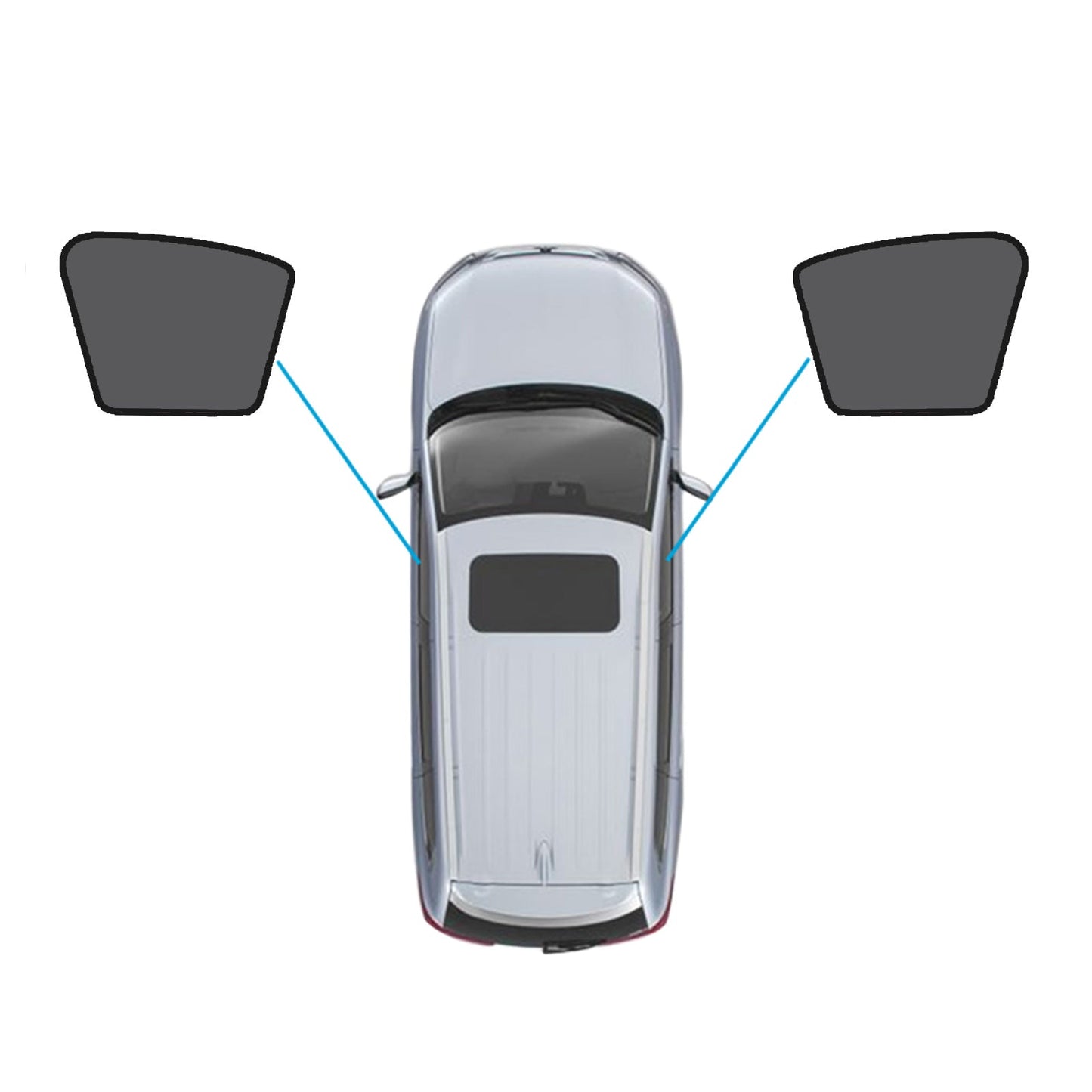 Magnetic Mesh Sun Blind Shades Suitable For Audi Q3 RS Q3 2019-2025-2