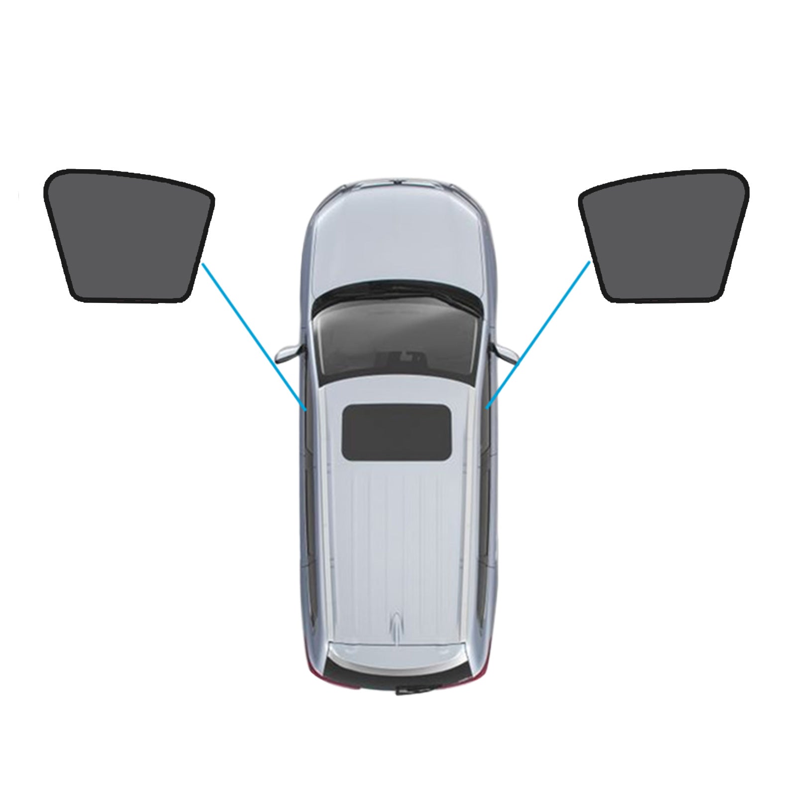 Magnetic Mesh Sun Blind Shades Suitable For Audi Q3 RS Q3 2019-2025-2