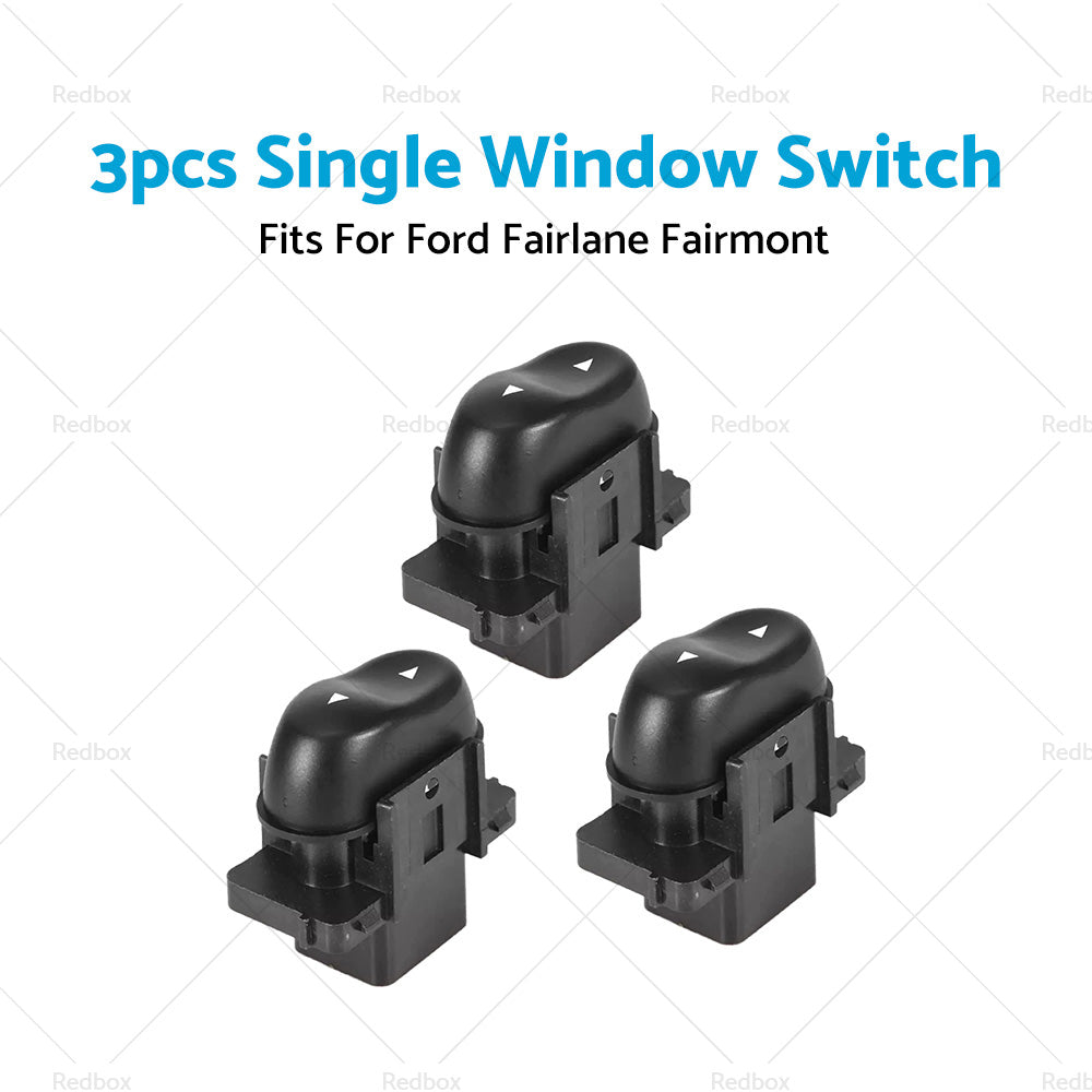 3PCS Single Window Switch Passenger Side For Ford Fairlane Fairmont AU 1998-2002-3