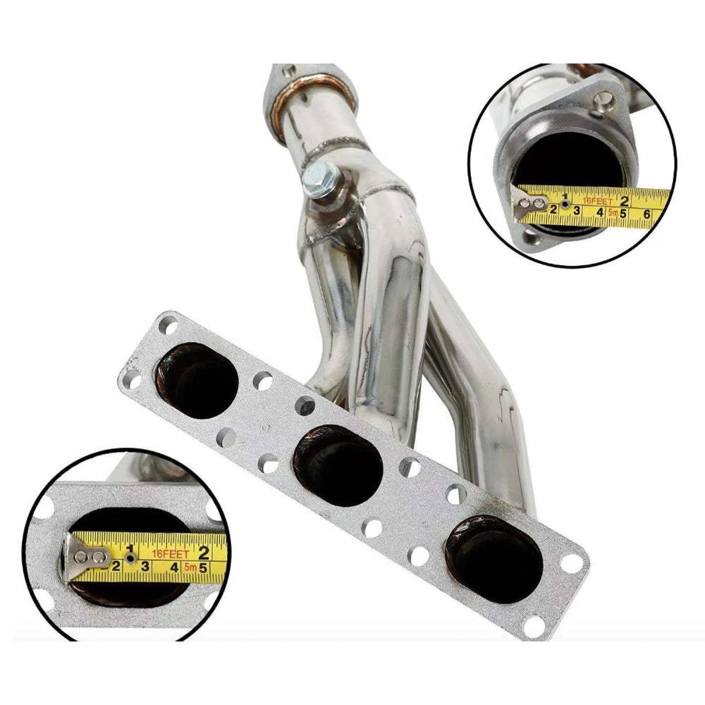 Exhaust Header 6-2-1 Design Suitable For BMW E46 E39 Z3 2.5L 2.8L 3.0L L6 96–02-1