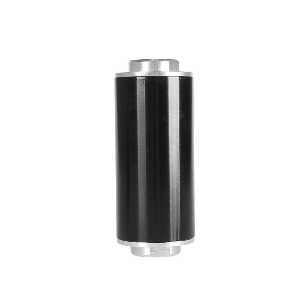 Inline 100 Micron Fuel Filter Bracket 6AN 8AN 10AN Adapter Universal 50mm-1