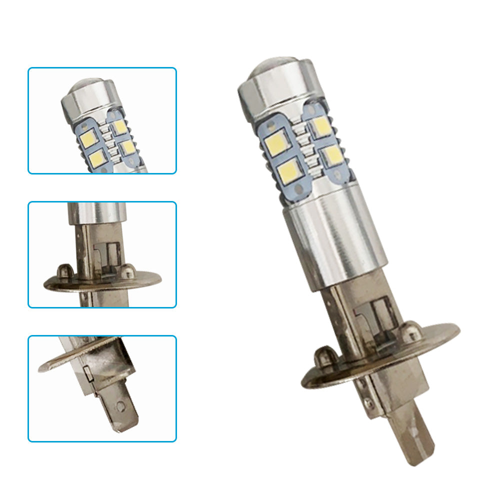 2x H1 LED Headlight Bulbs CREE XBD Suitable For Car, UTE & 4WD Fog Driving Lights-1