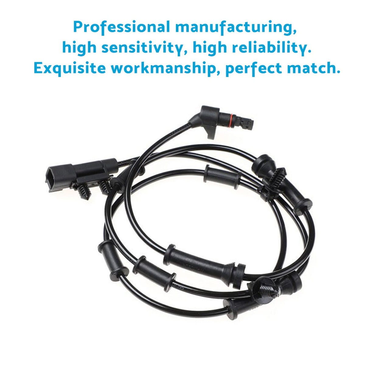 2x Front & Rear LH & RH ABS Wheel Speed Sensors Suitable For Jeep Wrangler JK 2007-2017-2