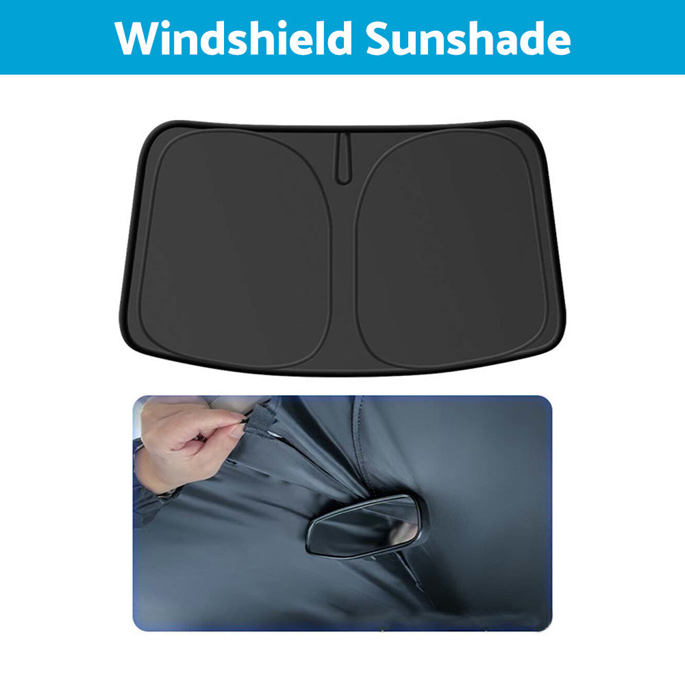 Sunroof & Window Sunshade UV Film Suitable For Tesla Model Y Front & Rear Windshield-2