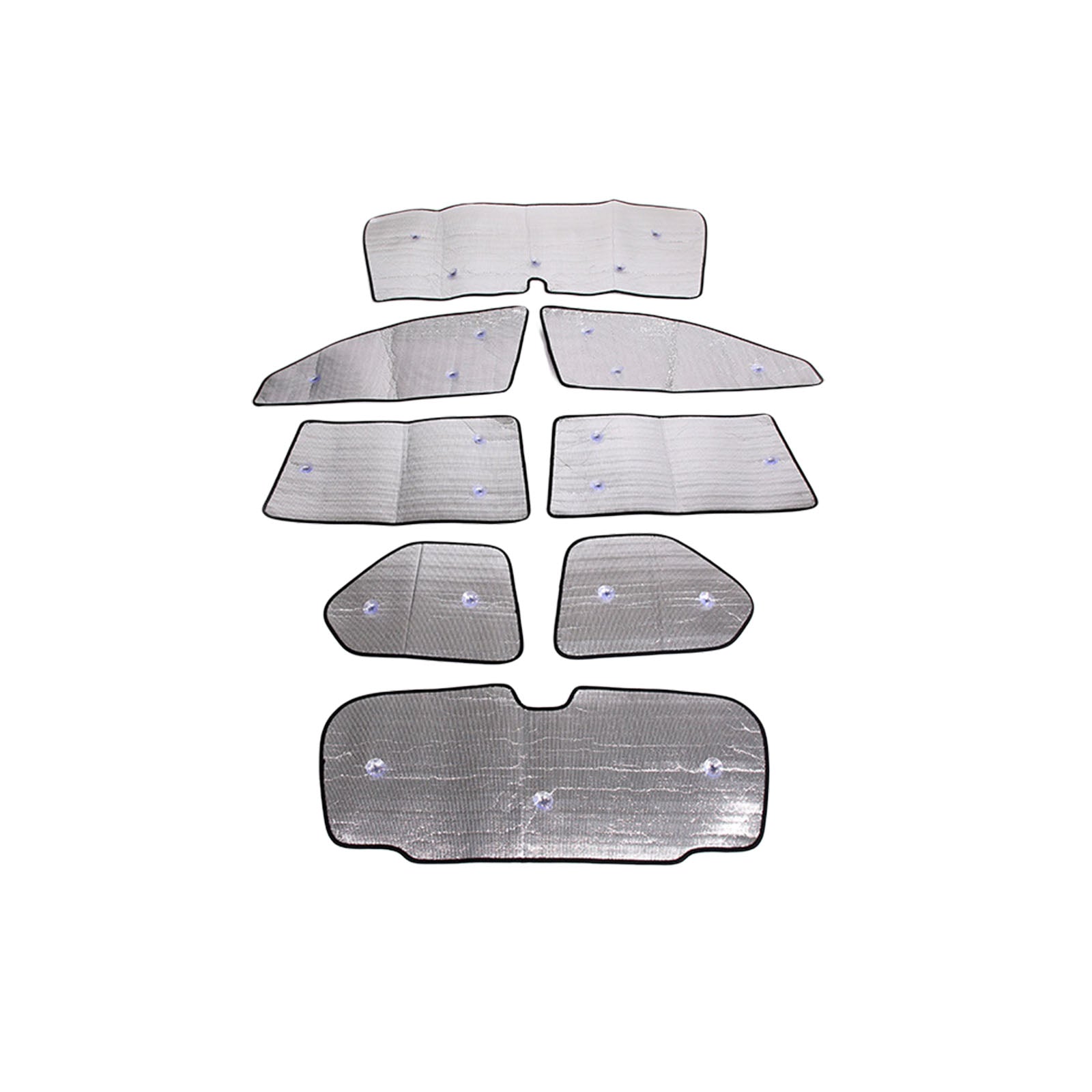 8x Windscreen Sun Shade Visor Covers Suitable For Toyota LandCruiser Prado J120 / J150 SUV-1