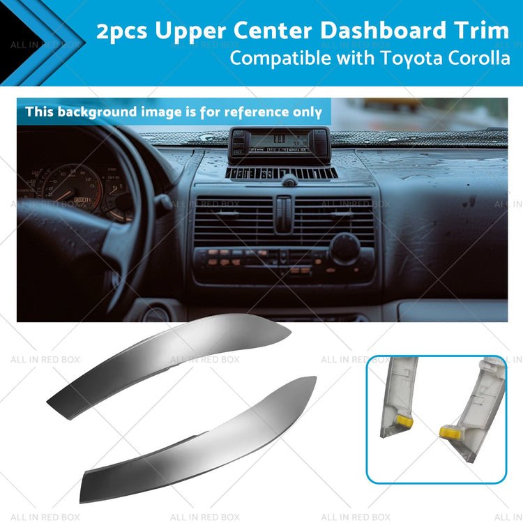 55436-02330 2pcs Upper Center Dashboard Trim Suitable for 09-13 Toyota Corolla-0