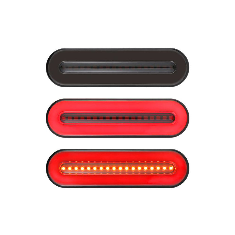 2X Tail Lights 18 LED Stop Flowing Turn Signal Brake Rear Truck Trailer ATV UTV-1