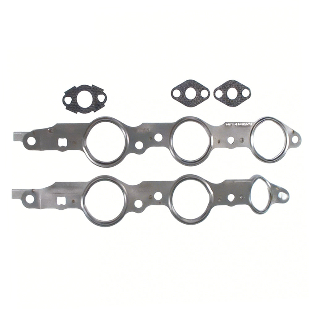 Exhaust Manifold Gasket Set Suitable for Chevrolet GMC Buick Cadillac V8-0