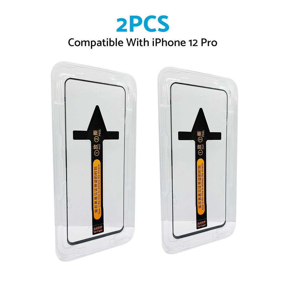 2x Tempered Glass Screen Protector Suitable For iPhone 12 Pro Max-5