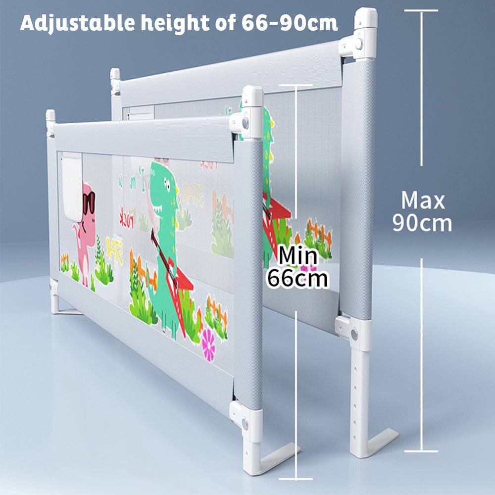 Adjustable Folding Kids Safety Bed Rail/BedRail Cot Guard Protecte Child Toddler - Frazy's Auto Parts