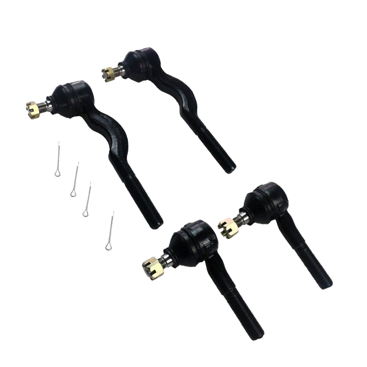 Inner & Outer Tie Rod End Kit 4x Suitable For Mitsubishi Triton MK 4WD 1996-2006-4