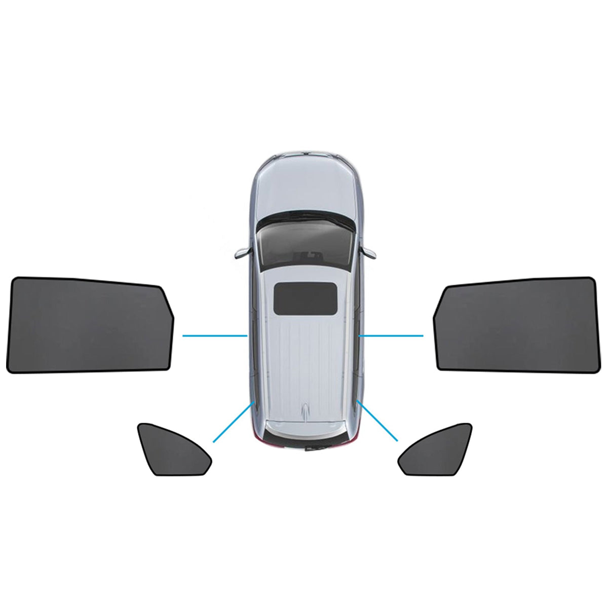 Car Magnetic Mesh Sun Blind Shade Suitable For Holden Captiva CG 2006-2017-3