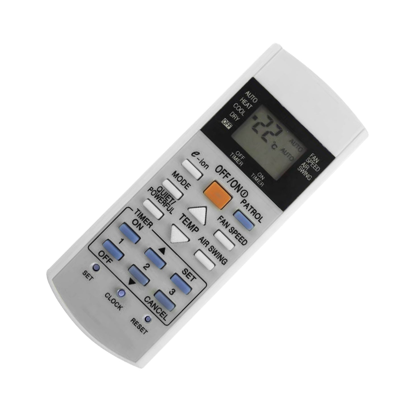 Air Conditioner Remote Replacement Suitable For Panasonic Models A75C3012 & A75C3762 (Type A or C) - Frazy's Auto Parts