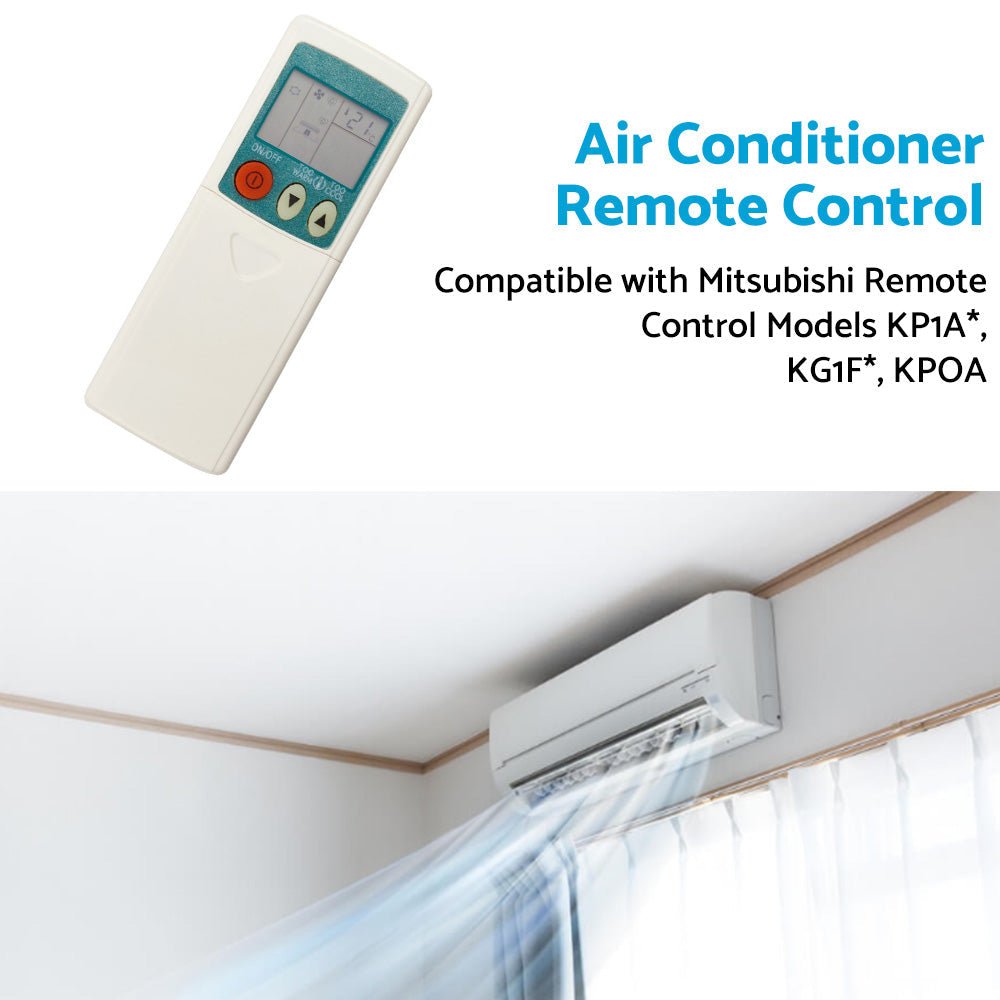 Air Conditioner Replace Remote Control Suitable for Mitsubishi KPOA KP1A* KG1F* - Frazy's Auto Parts