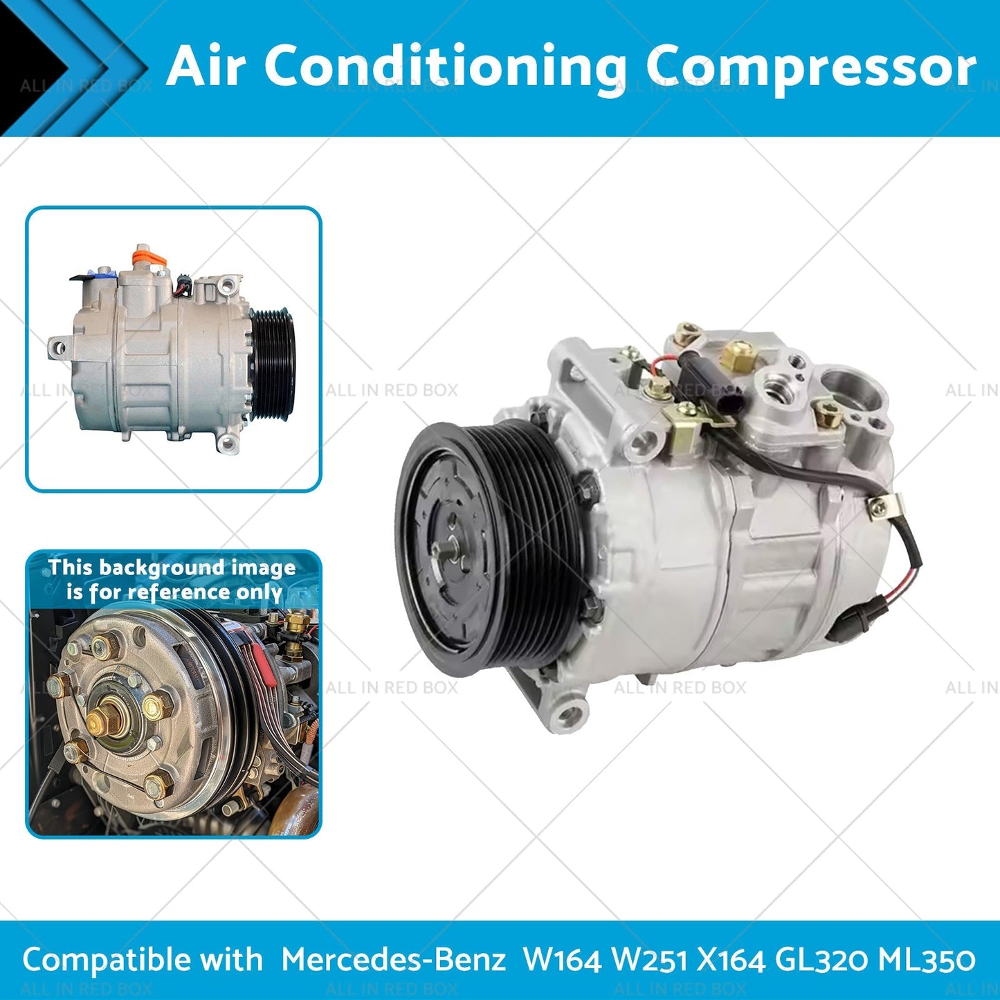Air Conditioning Compressor Suitable for Mercedes - Benz GL320 W164 W251 X164 - Frazy's Auto Parts