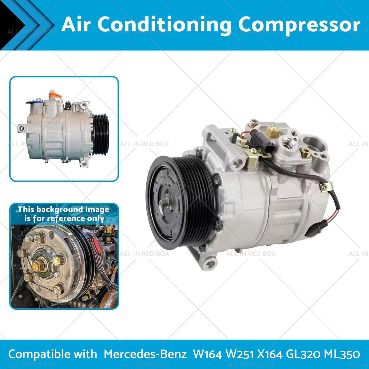 Air Conditioning Compressor Suitable for Mercedes - Benz GL320 W164 W251 X164 - Frazy's Auto Parts