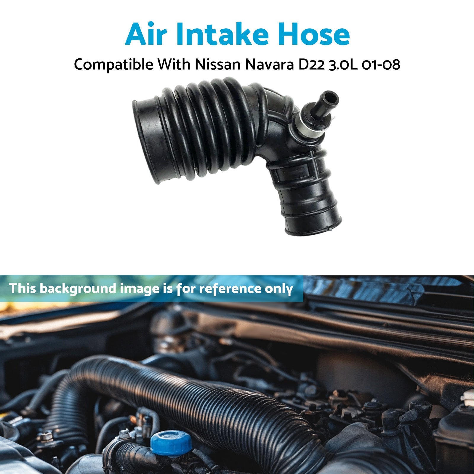 Air Intake Hose Pipe Suitable For Nissan Navara D22 Diesel 3.0L ZD30DDT 2001 - 08 - Frazy's Auto Parts