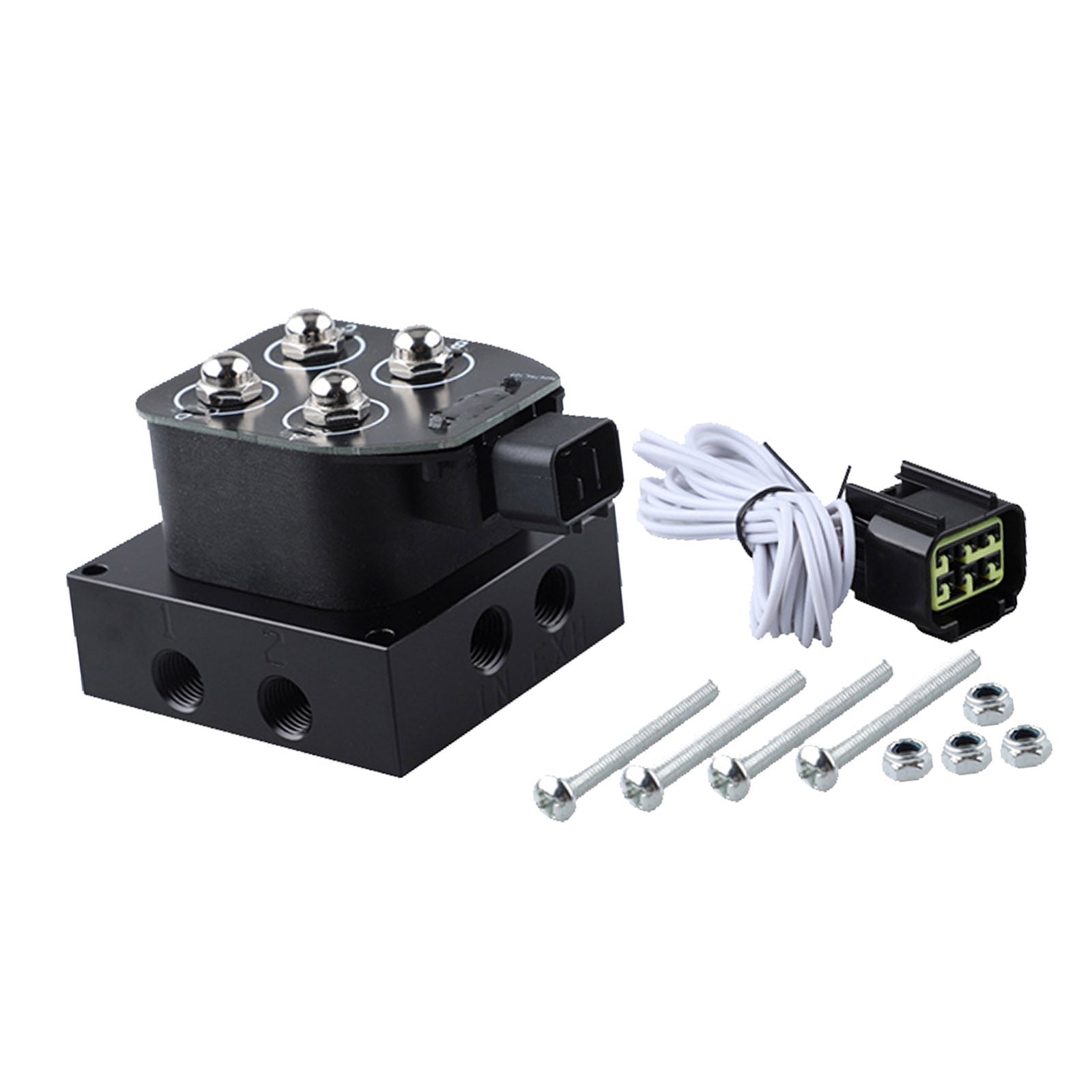 Air Suspension Valve Block Remote Kit Suitable For Vehicle Motorcycle 200PSI 12V - Frazy's Auto Parts