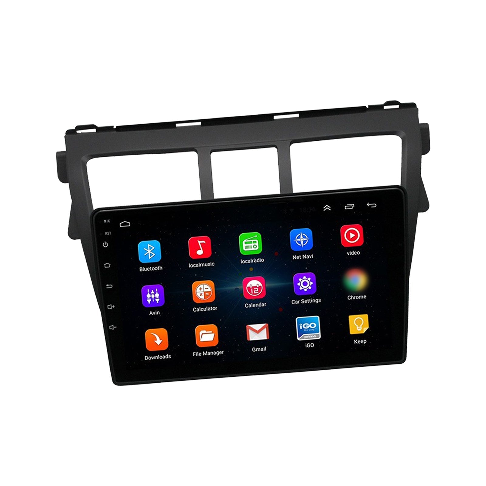 Android 13 Car Radio Wifi Stereo CarPlay Suitable for Toyota VIOS Yaris 07 - 12 - Frazy's Auto Parts