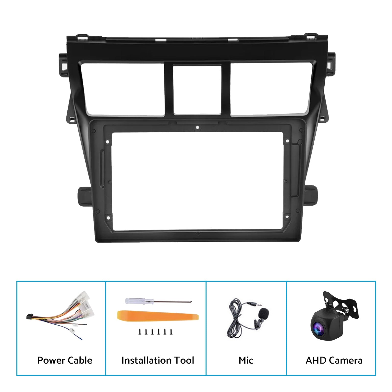 Android 13 Car Radio Wifi Stereo CarPlay Suitable for Toyota VIOS Yaris 07 - 12 - Frazy's Auto Parts