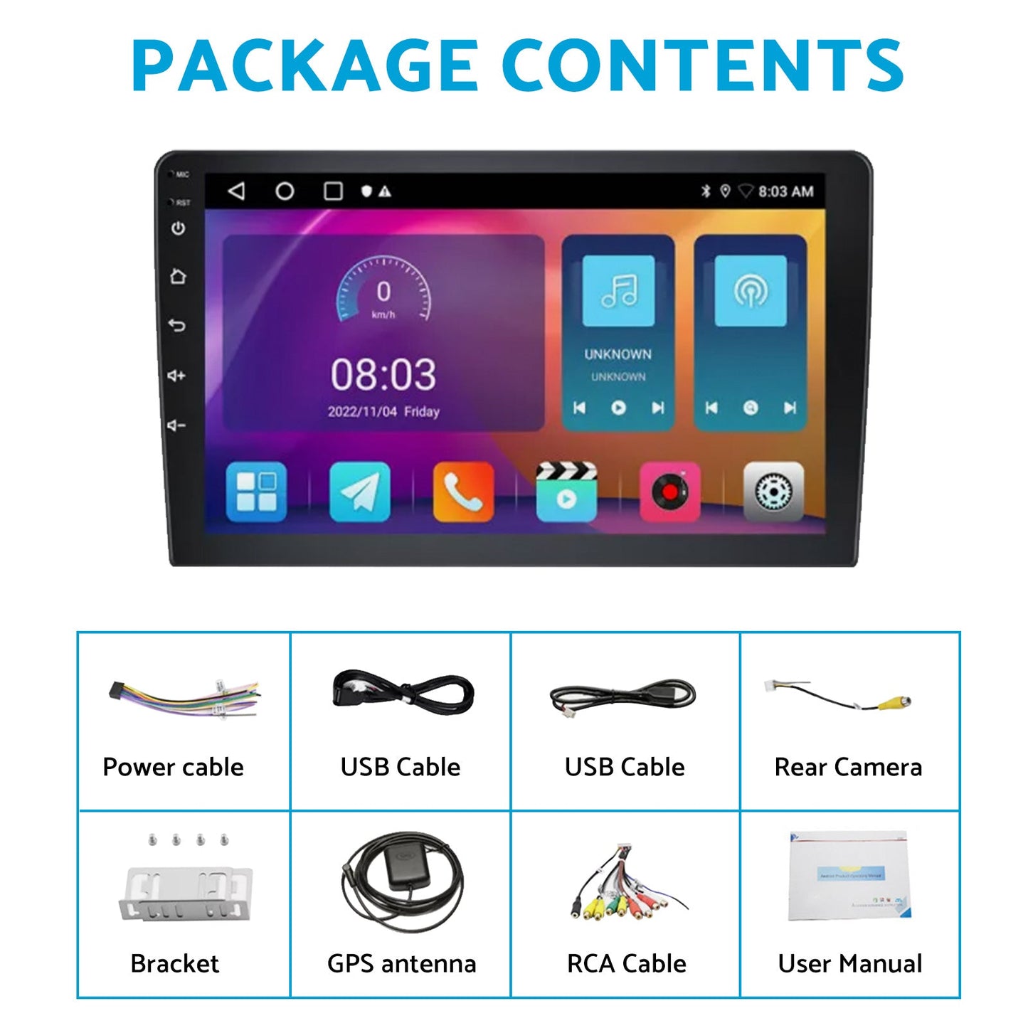 Android 13 Car Radio Wifi Stereo CarPlay Suitable for Toyota VIOS Yaris 07 - 12 - Frazy's Auto Parts