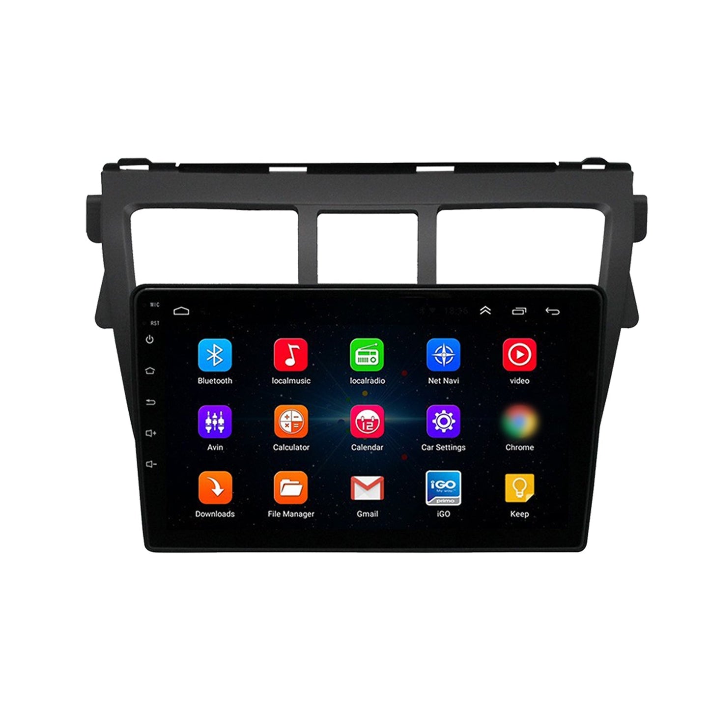 Android 13 Car Radio Wifi Stereo CarPlay Suitable for Toyota VIOS Yaris 07 - 12 - Frazy's Auto Parts