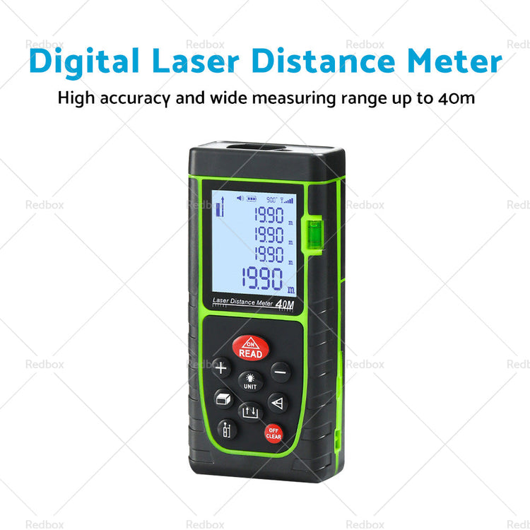 40m Handheld Digital Laser Distance Meter Finder Measure Tape Range Finder Tools-2