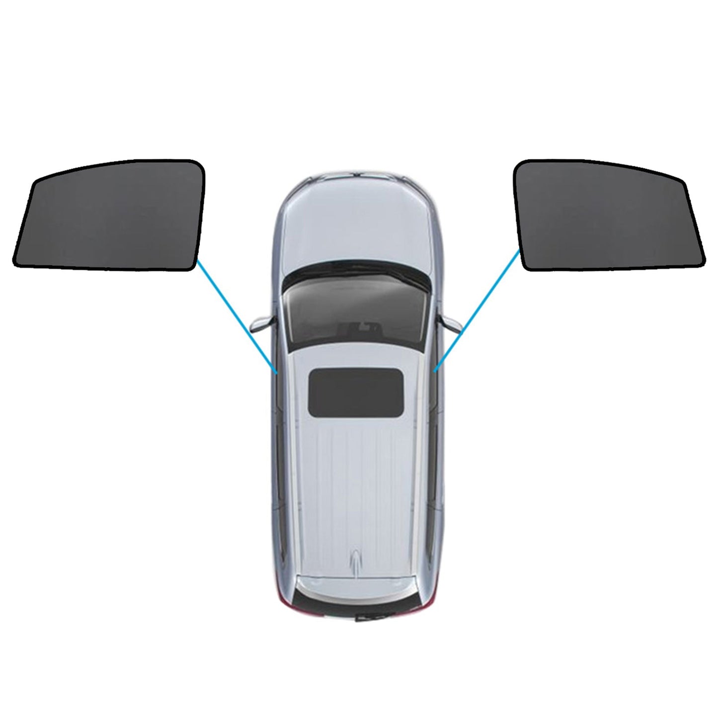 Magnetic Mesh Sun Blind Car Window Shade Suitable For Subaru Outback 2020-2025 Front & Rear-5