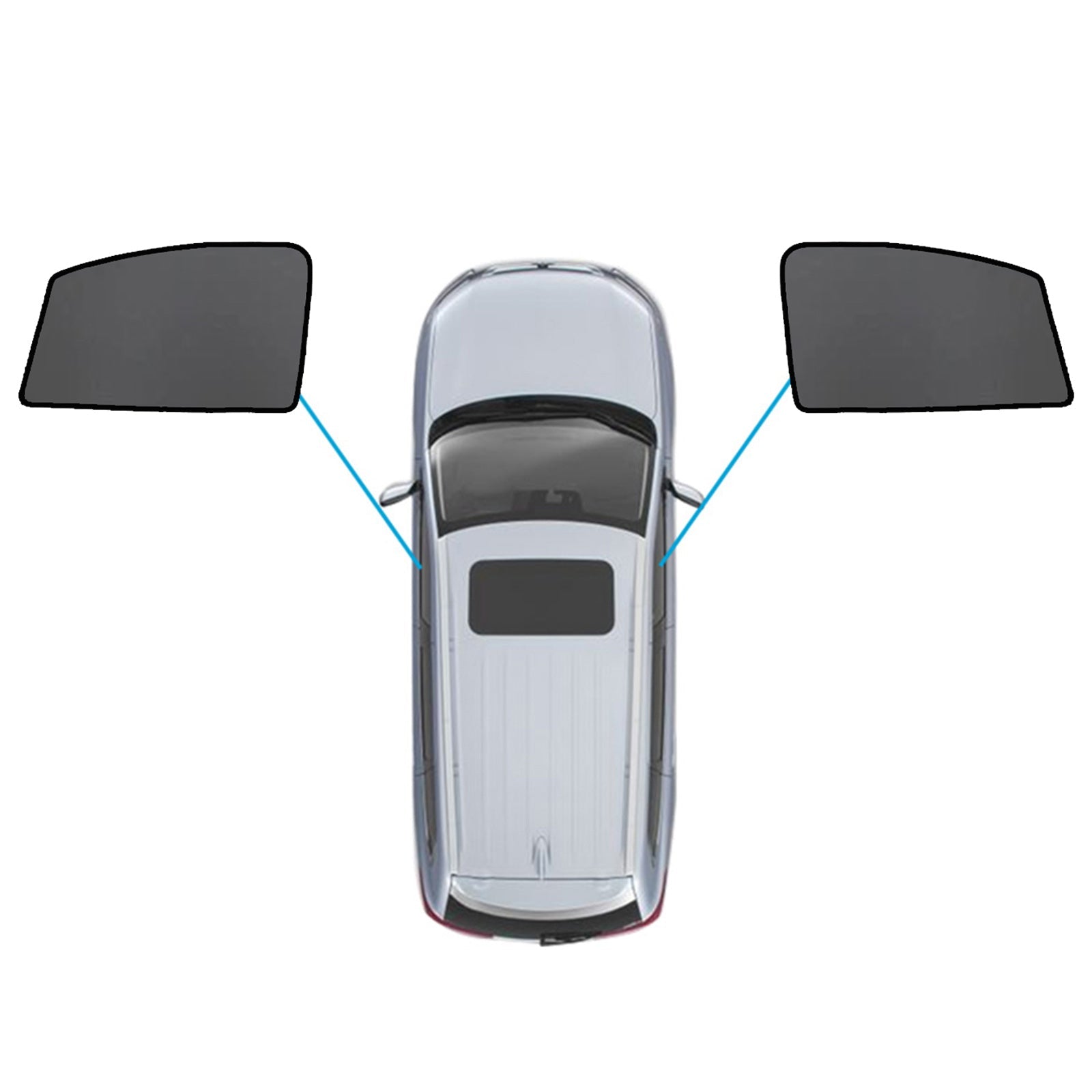Magnetic Mesh Sun Blind Car Window Shade Suitable For Subaru Outback 2020-2025 Front & Rear-5