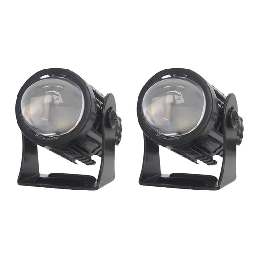 2X LED Motorcycle Headlight Spot Lights Car Driving Fog Lamp Yellow White 12-24V-0