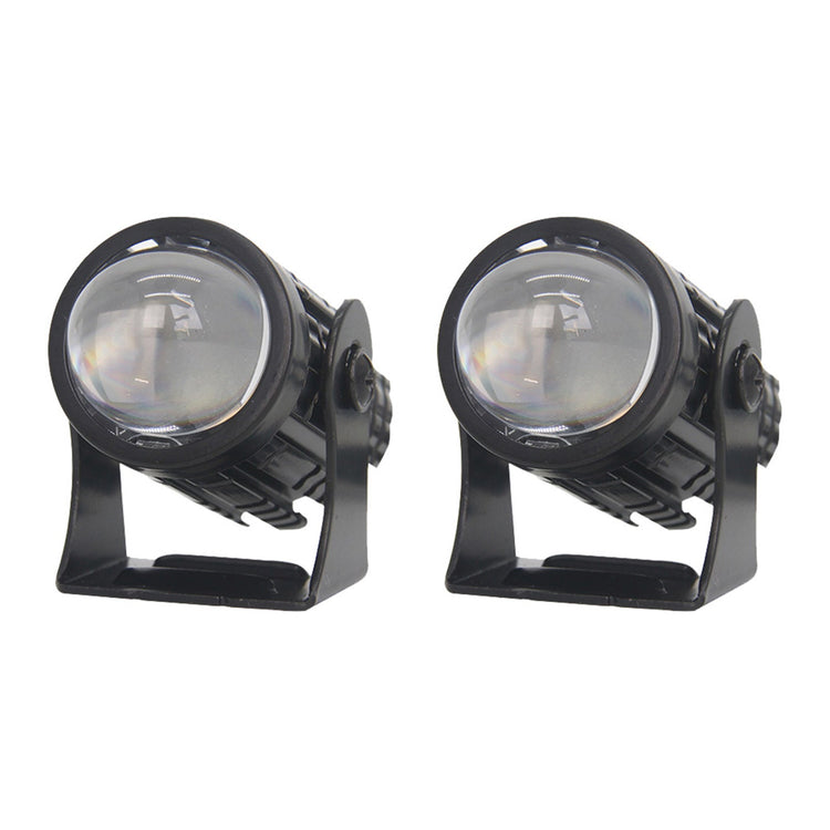 2X LED Motorcycle Headlight Spot Lights Car Driving Fog Lamp Yellow White 12-24V-0