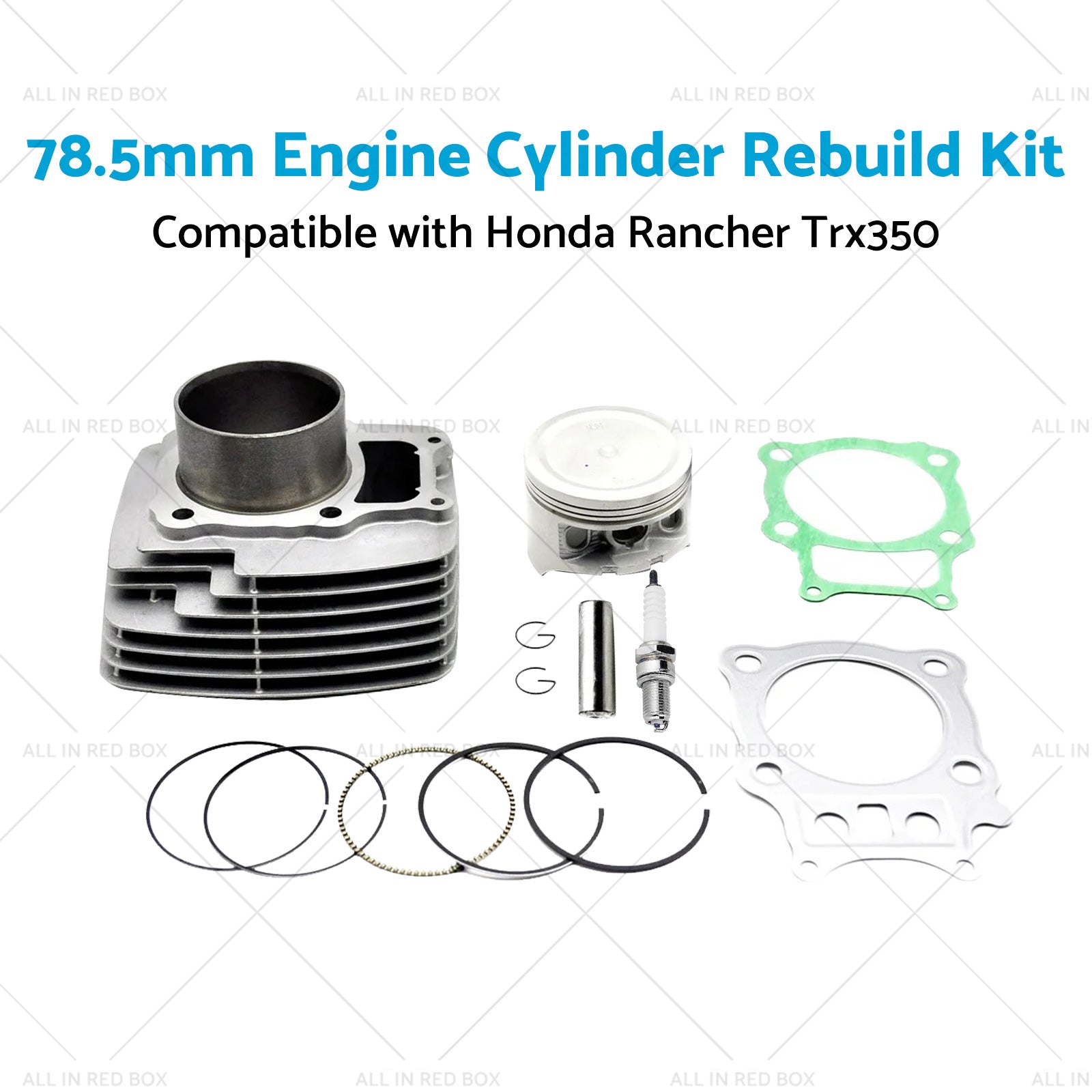 78.5mm Engine Cylinder Rebuild Kit Suitable For Honda TRX350 Rancher 2000-2006-3