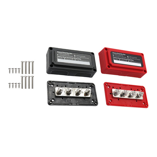 M10 300A DC 12V-48V Stud Bus Bar Power Distribution Box Terminal Block Suitable For Heavy Duty Applications-0