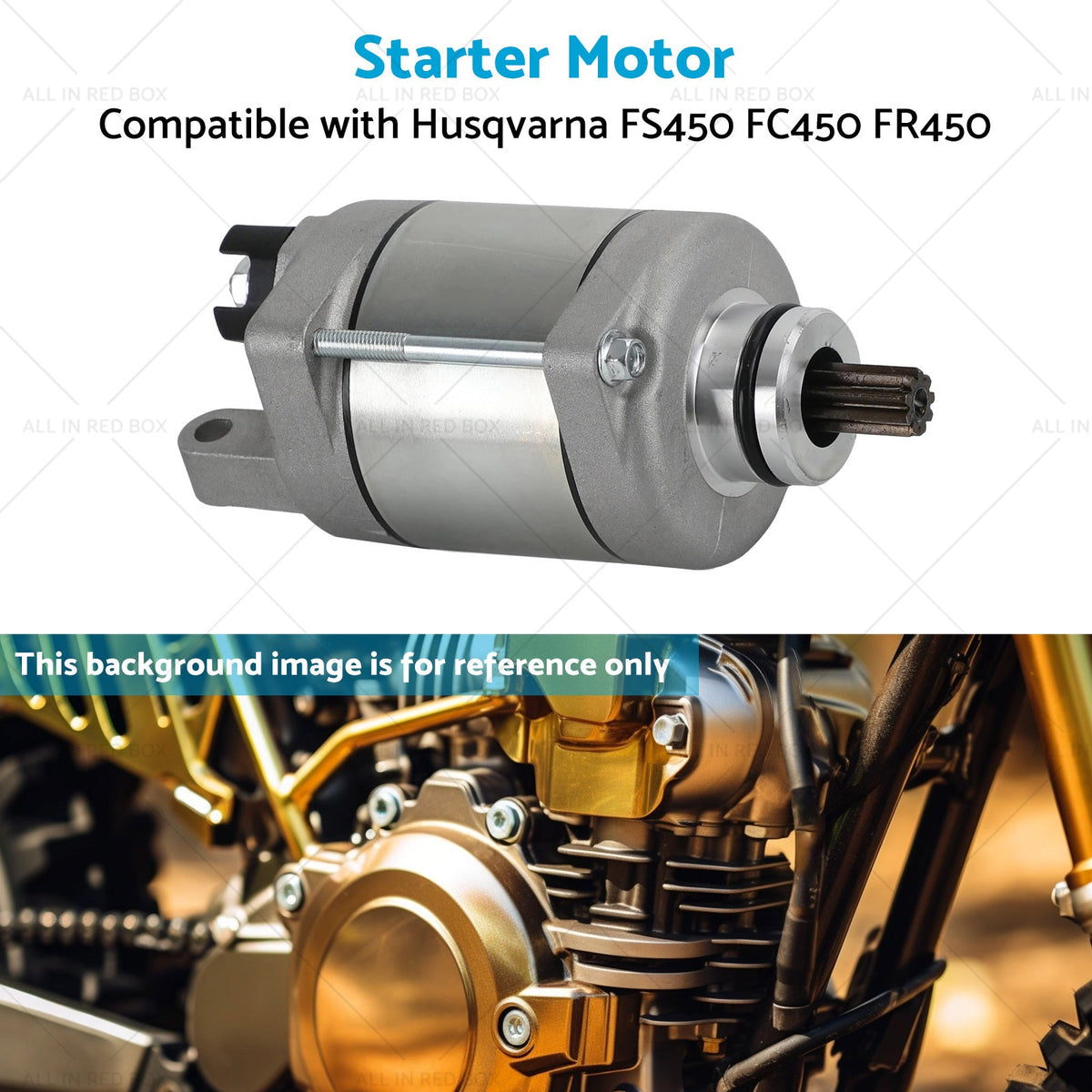 Starter Motor Suitable for Husqvarna FE501 17-21 FS450 16-20 FC450 FR450 FE501S-4