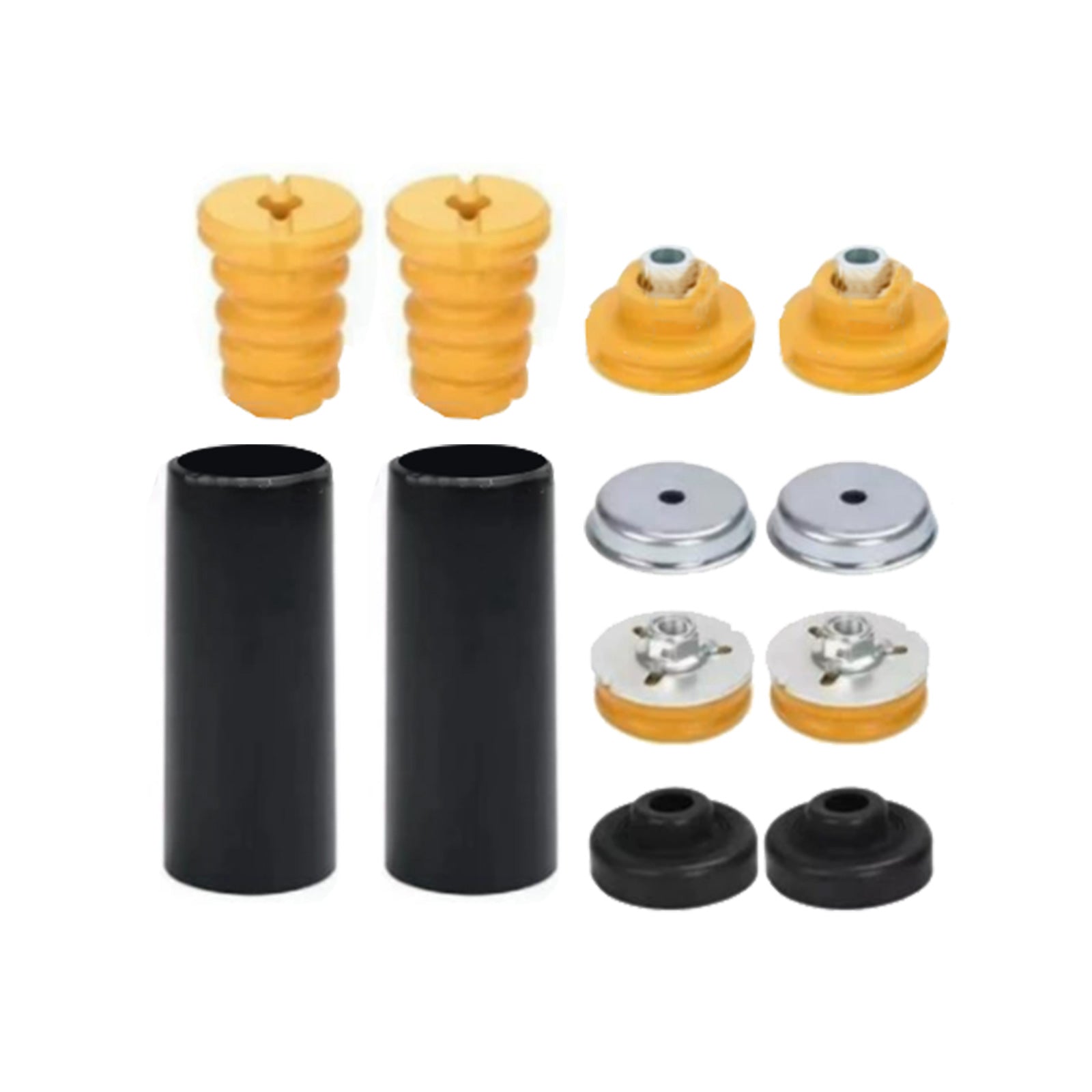 Pair Rear Strut Mount Tops Bump Stop Suitable For BMW 1' E87/E88 3'E 91/E92/E90-0